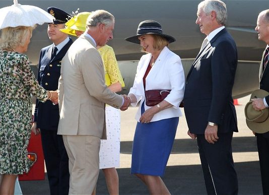 Prince of Wales and Duchess of Cornwall begin tour of Australia