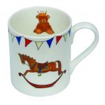 Milly Green Royal Baby Rocking Horse Fine Bone China Mug