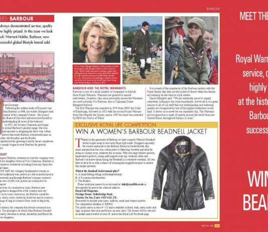 MEET THE ROYAL WARRANT HOLDERS: BARBOUR