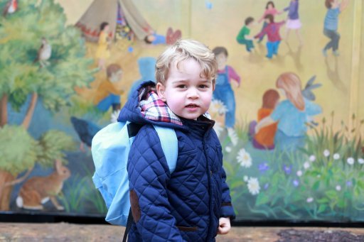 Prince George’s first day at nursery school