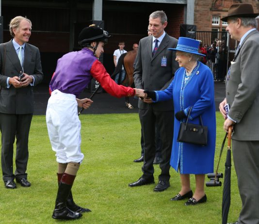 The Queen and Duke of Edinburgh at Musselburgh
