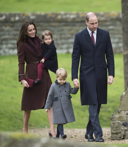 The Cambridge's attend Christmas Day Church Service