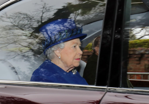 Queen Makes First Public Appearance Following Heavy Cold