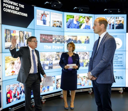 Duke of Cambridge Visits Data Observatory Duke of Cambridge Visits Data Observatory