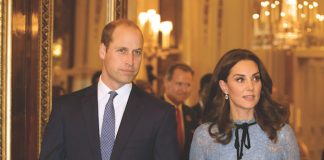 The Prince and Princess of Wales Host Young Forum on World Mental Health Day The Duke and Duchess of Cambridge attend a reception on World Mental Health Day at Buckingham Palace, London, 2017.