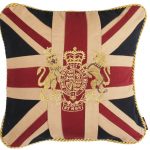 Royal Crest-Vintage Small Square Cushion