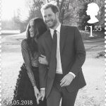 Prince Harry and Ms Meghan Markle £1.55 stamp
