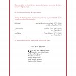 Royal Wedding Order of Service Page 20