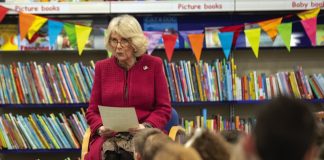 Her Majesty The Queen Carries Out Literacy Engagements in London Literacy