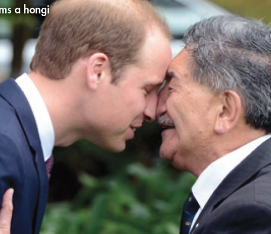 The Duke of Cambridge to Visit New Zealand Prince William performs a hongi - a traditional Maori nose press greeting