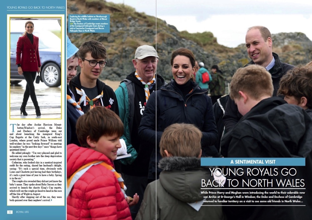 The Duke and Duchess of Cambridge Back in North Wales