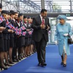 Royal visit to BA headquarters
