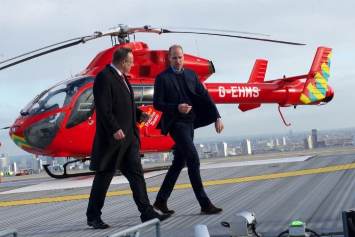 The Prince of Wales, Patron of London’s Air Ambulance Charity, will attend the London’s Air Ambulance Charity gala dinner