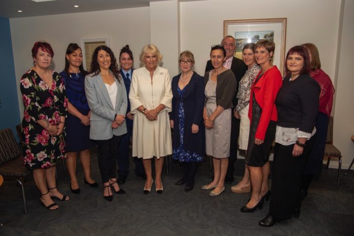 The Duchess of Cornwall attends a roundtable discussion on domestic abuse during a visit to the charity Shine in Auckland, on the third day of the royal visit to New Zealand.