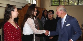 Charities Founded by HM The King as The Prince of Wales The Prince of Wales meets young women who have been helped by Prince's Trust New Zealand, as he attends a Prince's Trust reception at Mantells, Mt Eden, Auckland, on the third day of the royal visit to New Zealand