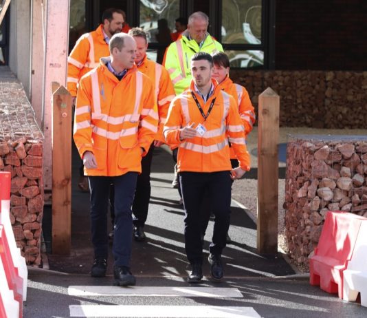 The Duke of Cambridge Officially Opens Tarmac’s New Training Facility The Duke of Cambridge (left) during a visit to the Tarmac National Skills and Safety Park in Nottinghamshire