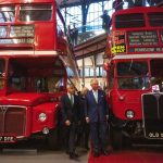 Royal visit to London Transport Museum