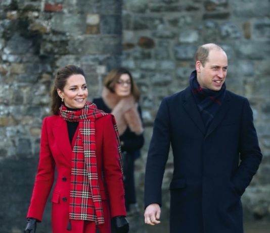 The Prince and Princess of Wales to Visit West Wales The Duke and Duchess of Cambridge, arrive at Cardiff Castle, in Cardiff, Wales, on the final day of a three-day tour across the country, 2021.