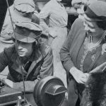 Princess Elizabeth in the A.T.S., seen here with her mother Queen Elizabeth in 1945. Princess Elizabeth of York, future Elizabeth II, born 1926. Queen of the United Kingdom. Queen Elizabeth, The Queen Mother. Elizabeth Angela Marguerite Bowes-Lyon, 190