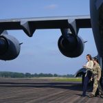 The Duchess of Cambridge walks from an RAF C17 Globemaster during a visit to RAF Brize Norton, near Oxford, to meet military personnel and civilians who helped evacuate Afghans from their country. Picture date: Wednesday September 15, 2021.