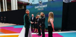 Earthshot Week 2024 Kicks Off The Duke and Duchess of Cambridge speak with guests as they attend the first Earthshot Prize awards ceremony at Alexandra Palace in London, 2021.