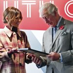 The Prince of Wales, President of the Prince’s Trust, chats with Cheryl Tweedy as they hand out certificates to graduates of the team program during his visit to Cheryl’s Trust Centre in Newcastle upon Tyne. Picture date: Tuesday November 9, 2021.