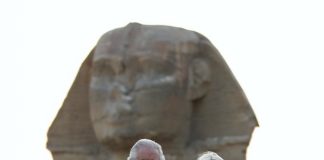 The Prince of Wales and Duchess of Cornwall Arrive in Jordan The Prince of Wales and The Duchess of Cornwall during a visit to the Great Sphinx of Giza, on the third day of their tour of the Middle East. November, 2021.