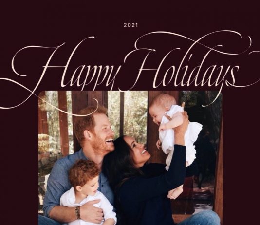 Prince Harry and Meghan Release Happy Holidays Card