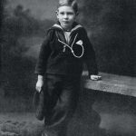 EDITORIAL Prince Albert, seen here as a small boy in regulation naval uniform.  Prince Albert Frederick Arthur George, future George VI, 1895 ? 1952.  King of the United Kingdom and the Dominions of the British Commonwealth.  From King George the Sixth, p