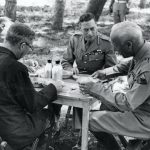 King George dines with General Patton Africa 1943