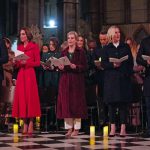Previously unissued photo dated 08/12/21 of (front row from left) The Duke and Duchess of Cambridge, the Countess of Wessex, and Zara and Mike Tindall taking part in ‘Royal Carols – Together At Christmas’, a Christmas carol concert hosted by the duchess a