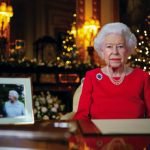 Queen Elizabeth II records her annual Christmas broadcast in the White Drawing Room in Windsor Castle, Berkshire. Issue date: Saturday December 25, 2021.