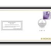 In Memoriam. Commemorative cover featuring single £1.85 Scottish regional barcoded Thistle stamp and Buckingham Palace postmark dated 8th Sept to mark her passing.
