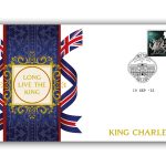 Long Live the King. Commemorative cover which marks King Charles III’s succession to the throne.