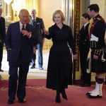 King Charles III during an audience with Prime Minister Liz Truss and members of her Cabinet in the 1844 Room, at Buckingham Palace, London. Picture date: Saturday September 10, 2022.