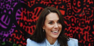 The Princess of Wales Hosts Reception for England Wheelchair Rugby League Team The Princess of Wales during a visit to Trademarket, a new outdoor street-food and retail market situated in Belfast city centre, as part of the royal visit to Northern Ireland. October 6, 2022.