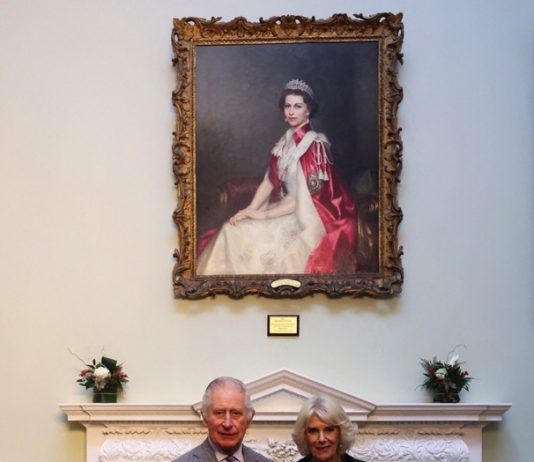 The Queen Consort Visits Science Teaching Hub King Charles III and the Queen Consort during a ceremony at Mansion House to confer city status on Doncaster. November 9, 2022.