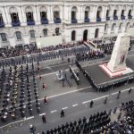 The annual Remembrance Sunday service at the Cenotaph takes place in Whitehall, London. Picture date: Sunday November 13, 2022.