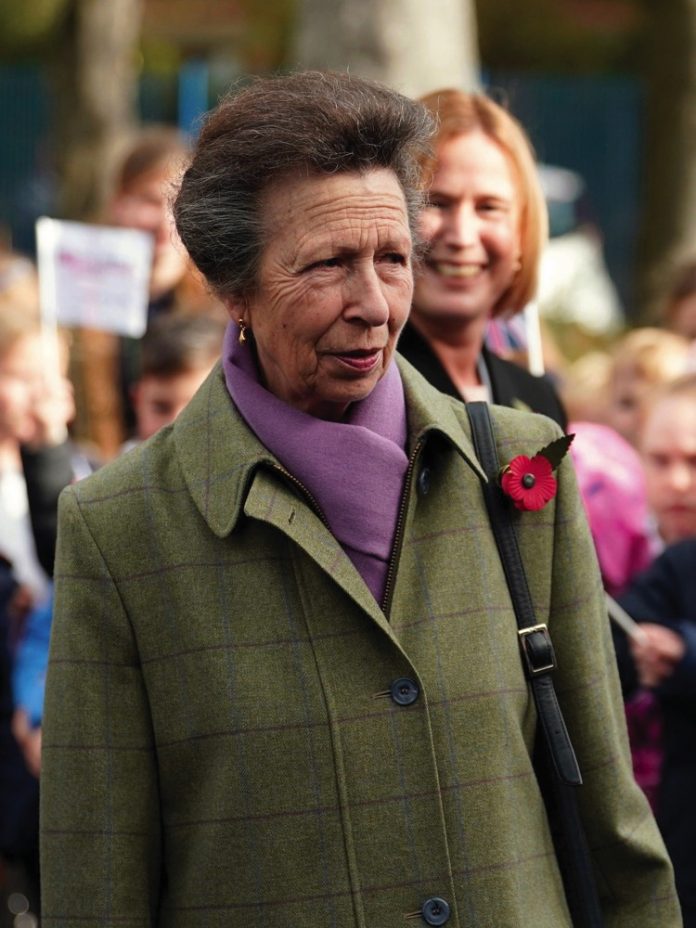 The Princess Royal opens the Gosport Community Hub, at Brune Park Community School, in Gosport, Hampshire, which will support the wellbeing of more than 400 service children, November 1, 2022.