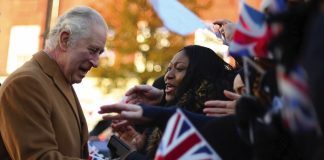 Coronation Weekend Plans Announced King Charles III meets members of the public during a visit to Luton Town Hall to meet community leaders and voluntary organisations. December 6, 2022.