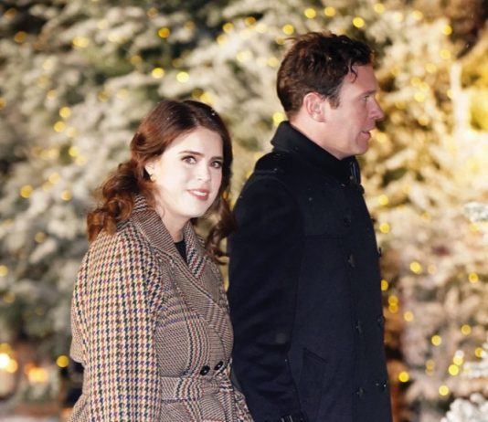 Princess Eugenie Expecting Second Child Princess Eugenie and Jack Brooksbank arriving for the 'Together at Christmas' Carol Service at Westminster Abbey in London. December 15, 2022.