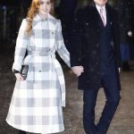 Princess Beatrice and Edoardo Mapelli Mozzi arriving for the ‘Together at Christmas’ Carol Service at Westminster Abbey in London. Picture date: Thursday December 15, 2022.