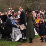 The Prince of Wales, the Princess of Wales, Prince Louis and Princess Charlotte attending the Christmas Day morning church service at St Mary Magdalene Church in Sandringham, Norfolk. Picture date: Sunday December 25, 2022.