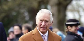 The King will Celebrate Milton Keynes King Charles III leaves Castle Rising Church in Norfolk, after attending a morning church service. January 8, 2023.