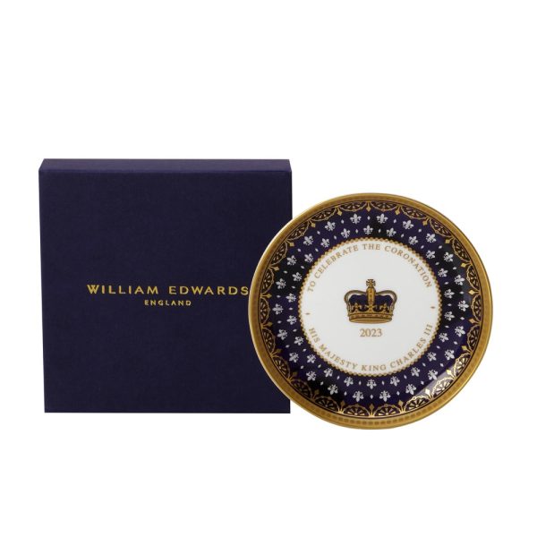 WECOR230295 William Edwards His Majesty King Charles III Coronation Collection 11cm Coaster/Trinket Tray