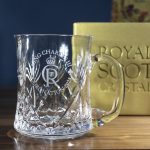 KCTANKIN King’s Coronation – Kintyre Crystal Tankard 1 Pint | Royal Scot Crystal
