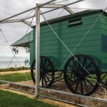 Queen Victoria’s bathing machine at Osborne House, Isle of Wight