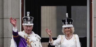 Financial Reports 2023-24 King Charles III and Queen Camilla on the balcony of Buckingham Palace, London, following the Coronation. May 6, 2023.