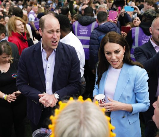 The Prince and Princess of Wales to Mark World Mental Health Day The Prince and Princess of Wales speak to members of the public, during a walkabout on the Long Walk near Windsor Castle where the Coronation Concert to celebrate the coronation of King Charles III and Queen Camilla is being held, in Windsor, England, May 2023.