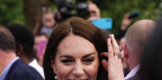 The Princess of Wales to Visit Vsi Razom Community Hub The Princess of Wales speaks to members of the public, during a walkabout on the Long Walk near Windsor Castle, May 2023.
